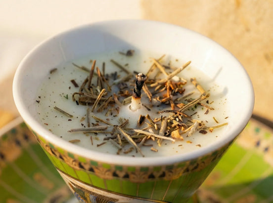 Bougie Artisanale Romarin - Énergie & Clarté Mentale - Essences Agape 87081957