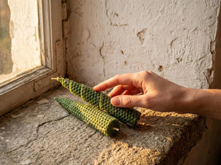 Bougie Artisanale Rose & Thé Vert - Sérénité Zen & Clarté - Essences Agape 87425257