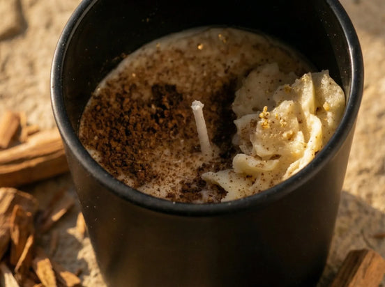 Bougie Artisanale Santal - Ancrage Profond & Sérénité - Essences Agape 84707798