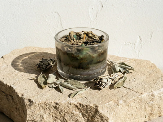 Bougie Artisanale Sauge & Myrrhe - Purification & Harmonie - Essences Agape 73345176