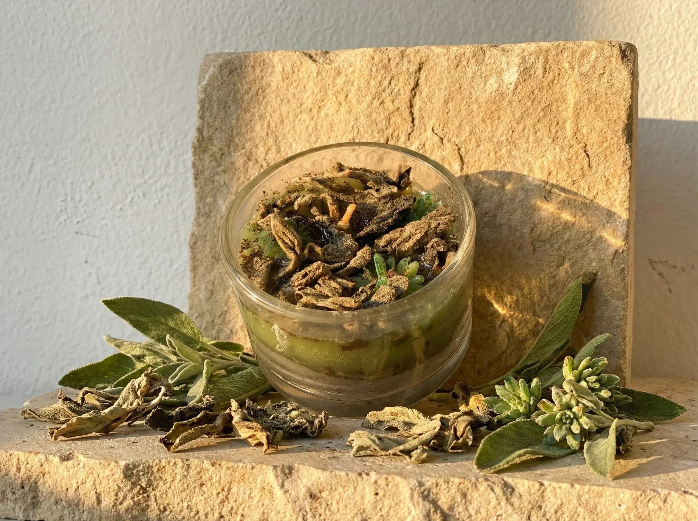 Bougie Artisanale Sauge & Myrrhe - Purification & Harmonie - Essences Agape 72086143