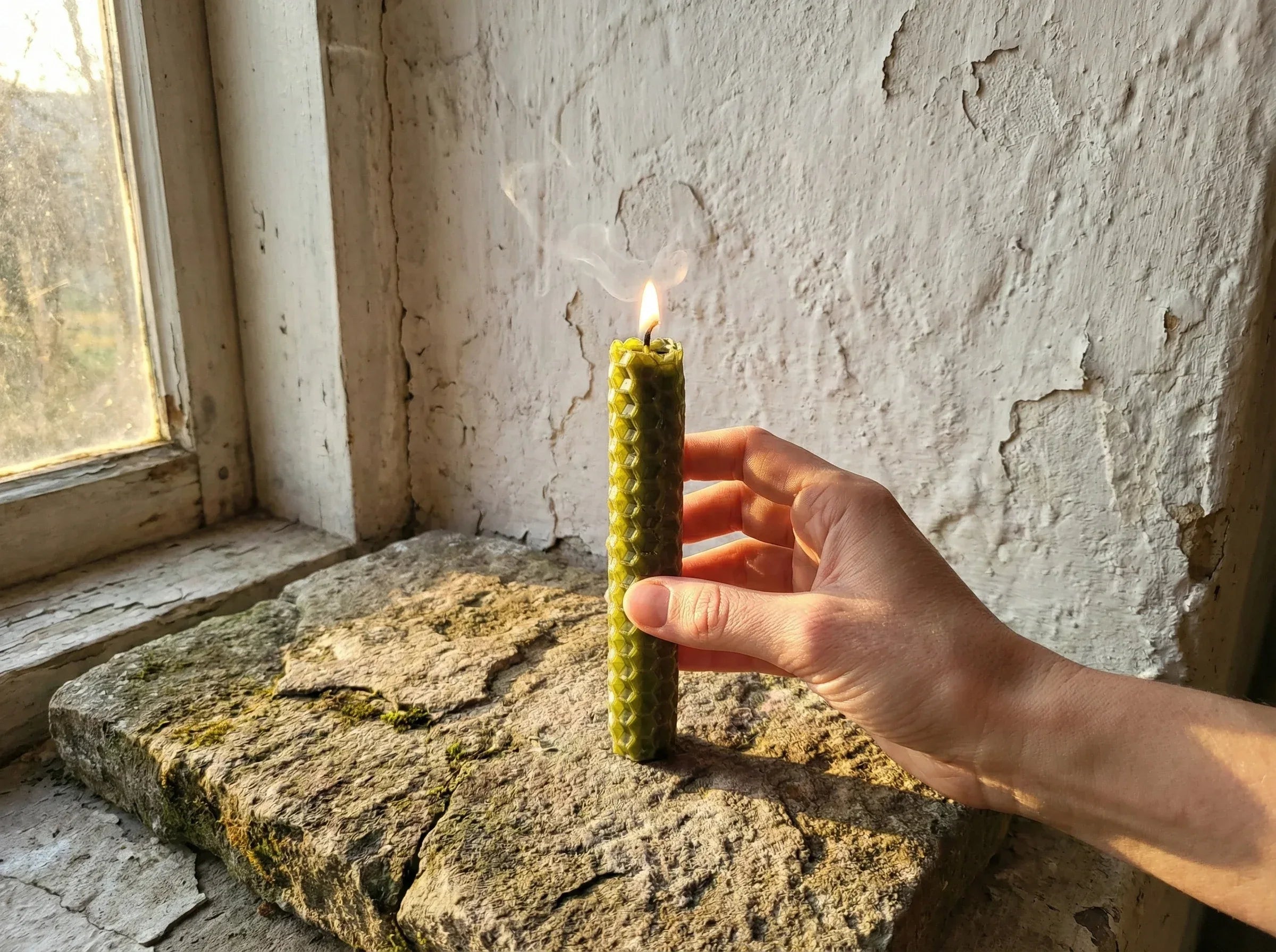 Bougie Artisanale Sauge - Nettoyage & Protection des Lieux - Essences Agape 50123086