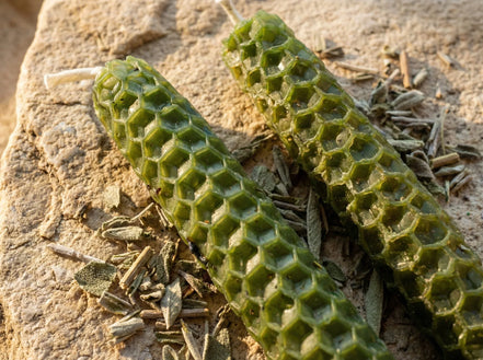 Bougie Artisanale Sauge - Nettoyage & Protection des Lieux - Essences Agape 3293262