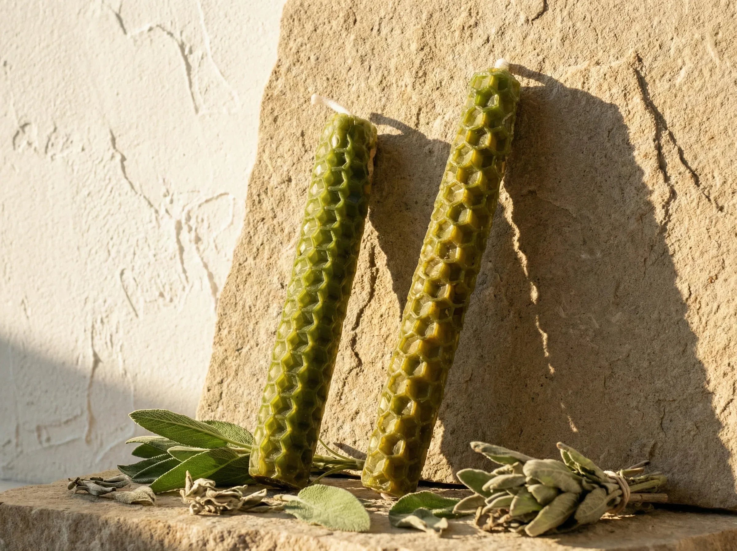 Bougie Artisanale Sauge - Nettoyage & Protection des Lieux - Essences Agape 56292674