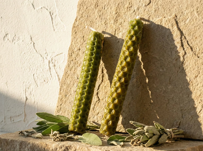 Bougie Artisanale Sauge - Nettoyage & Protection des Lieux - Essences Agape 56292674