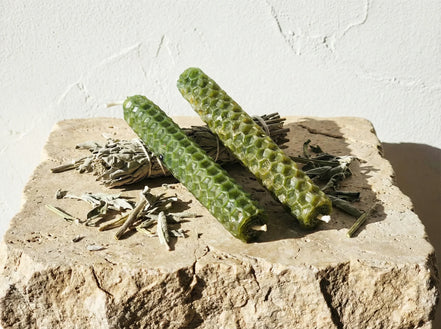 Bougie Artisanale Sauge - Nettoyage & Protection des Lieux - Essences Agape 43353756