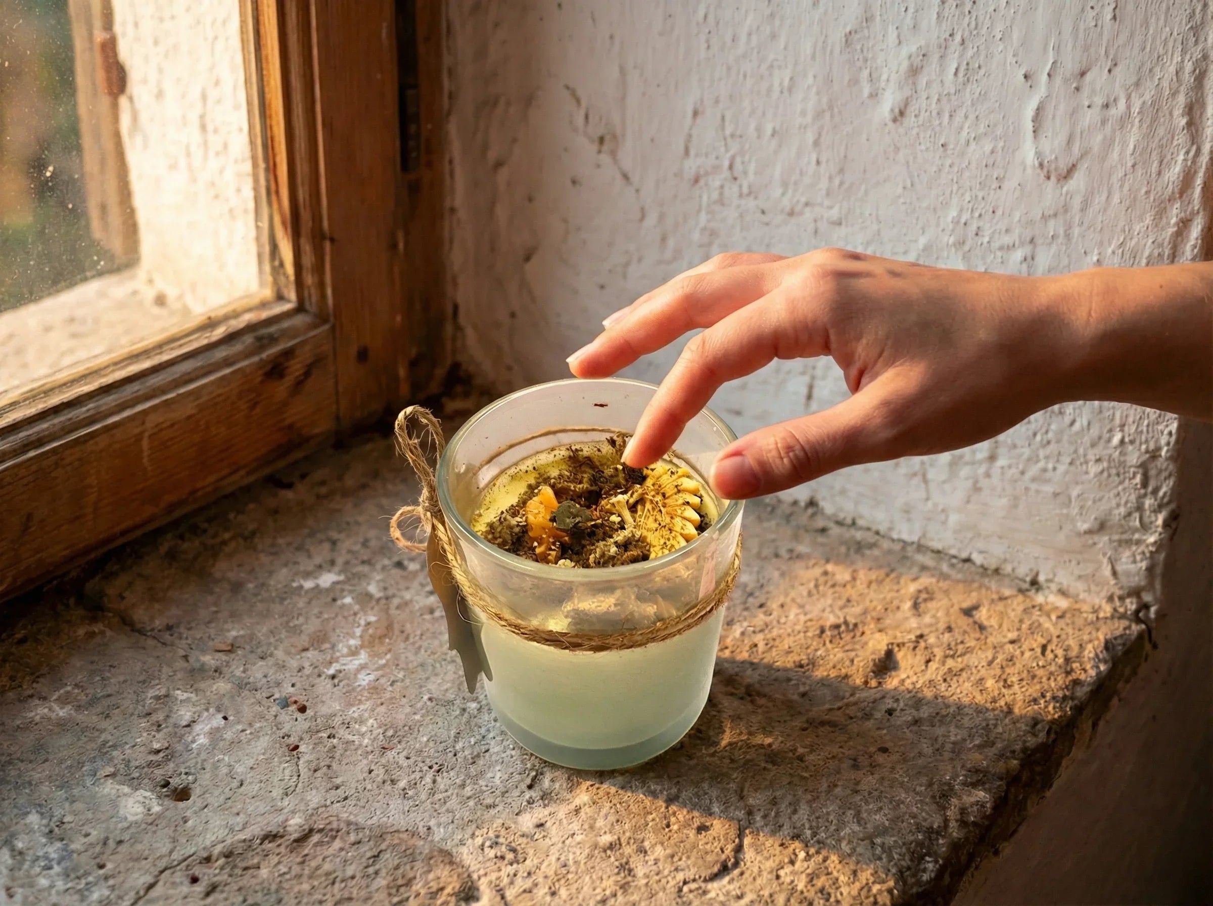 Bougie Artisanale Sauge - Purification & Clarté Mentale - Essences Agape 26729797