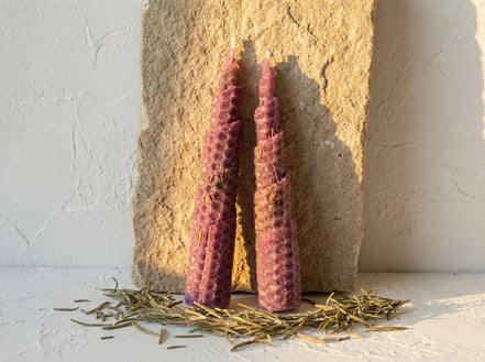 Bougie Artisanale abeille Romarin - Énergie & Clarté - Essences Agape 63556521