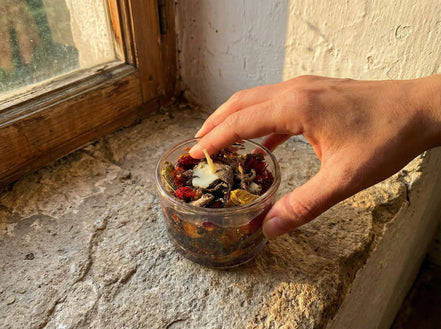 Bougie Bio Gel Sauge & Rose - Éveil & Clarté Cristalline - Essences Agape 38472276