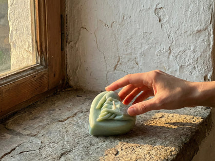 Bougie Cœur Sauge & Musc - Paix du Cœur & Protection - Essences Agape 5060806