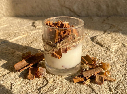 Bougie Cannelle & Myrrhe - Chaleur & Protection Enveloppante - Essences Agape 16827154