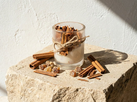 Bougie Cannelle & Myrrhe - Chaleur & Protection Enveloppante - Essences Agape 29837662