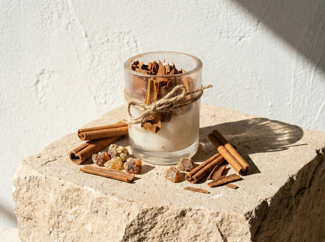 Bougie Cannelle & Myrrhe - Chaleur & Protection Enveloppante - Essences Agape 29837662