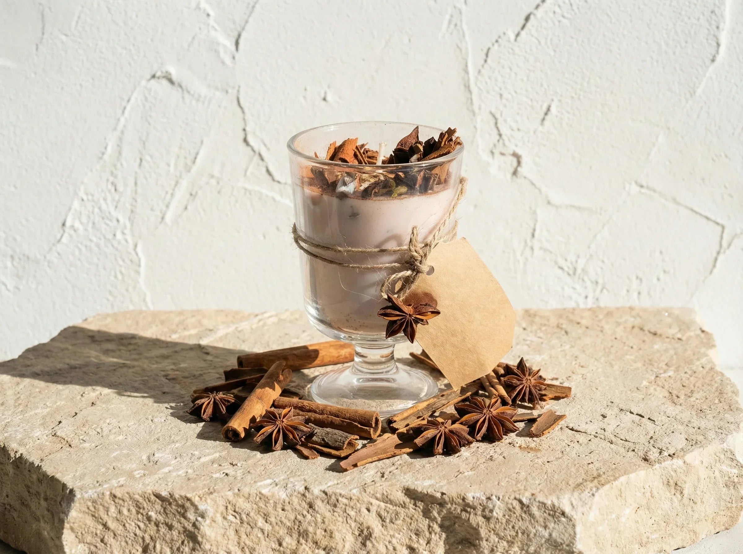 Bougie Cannelle Épicée - Chaleur & Réconfort du Foyer - Essences Agape 44635277