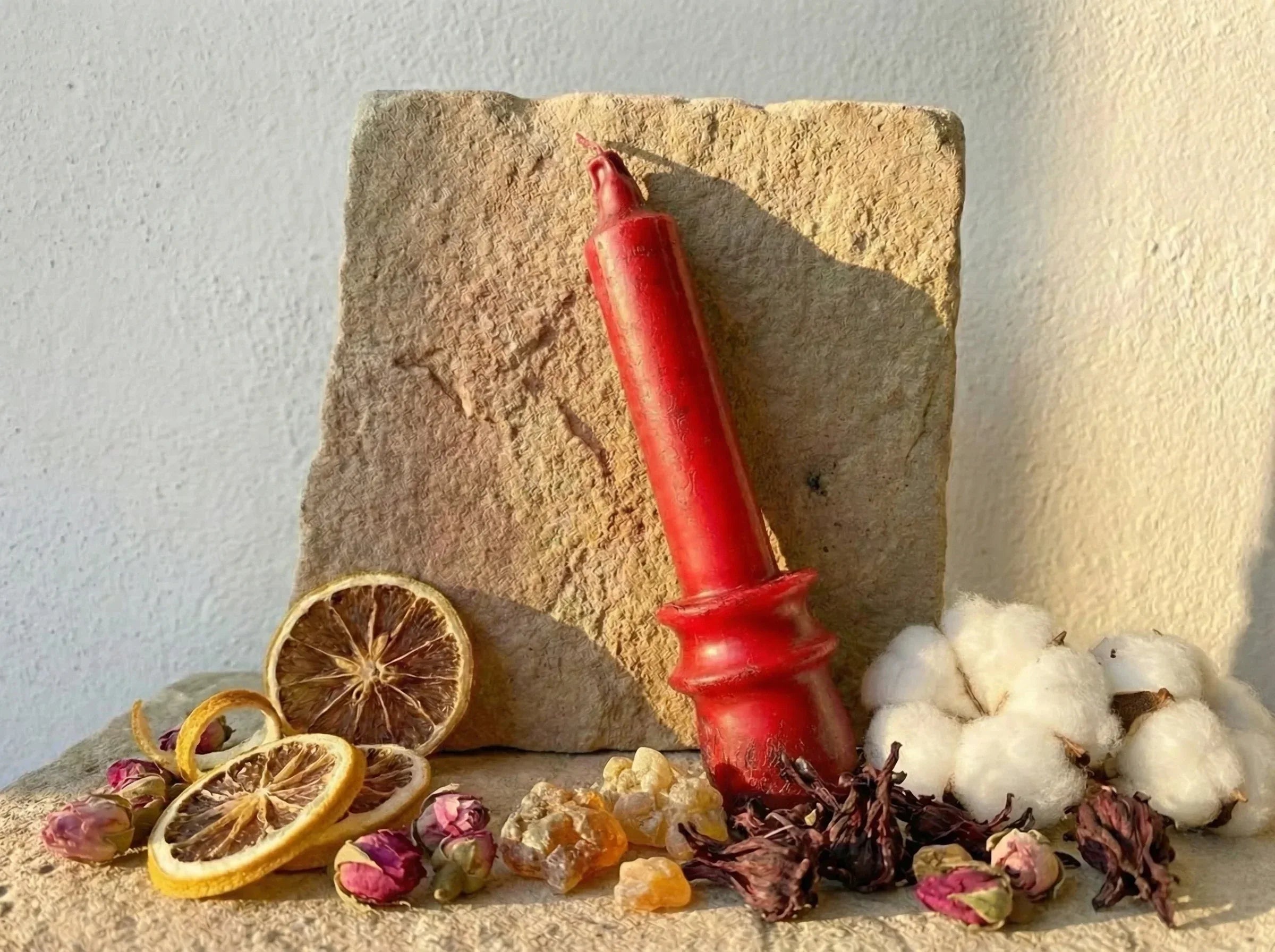 Bougie Chandelier Citron & Hibiscus - Confiance en soi - Essences Agape 15154236