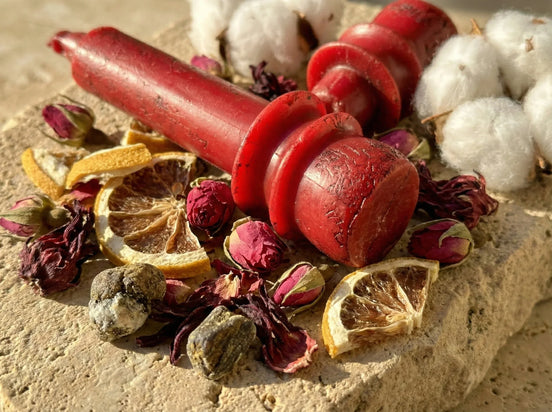 Bougie Chandelier Citron & Hibiscus - Confiance en soi - Essences Agape 32866085