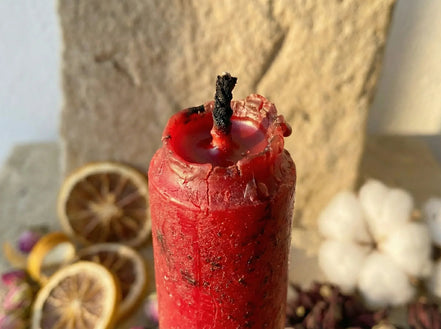 Bougie Chandelier Citron & Hibiscus - Confiance en soi - Essences Agape 19662252