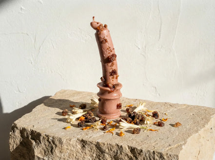 Bougie Chandelier Myrrhe & Tubéreuse - Protection & Mystère - Essences Agape 29248189