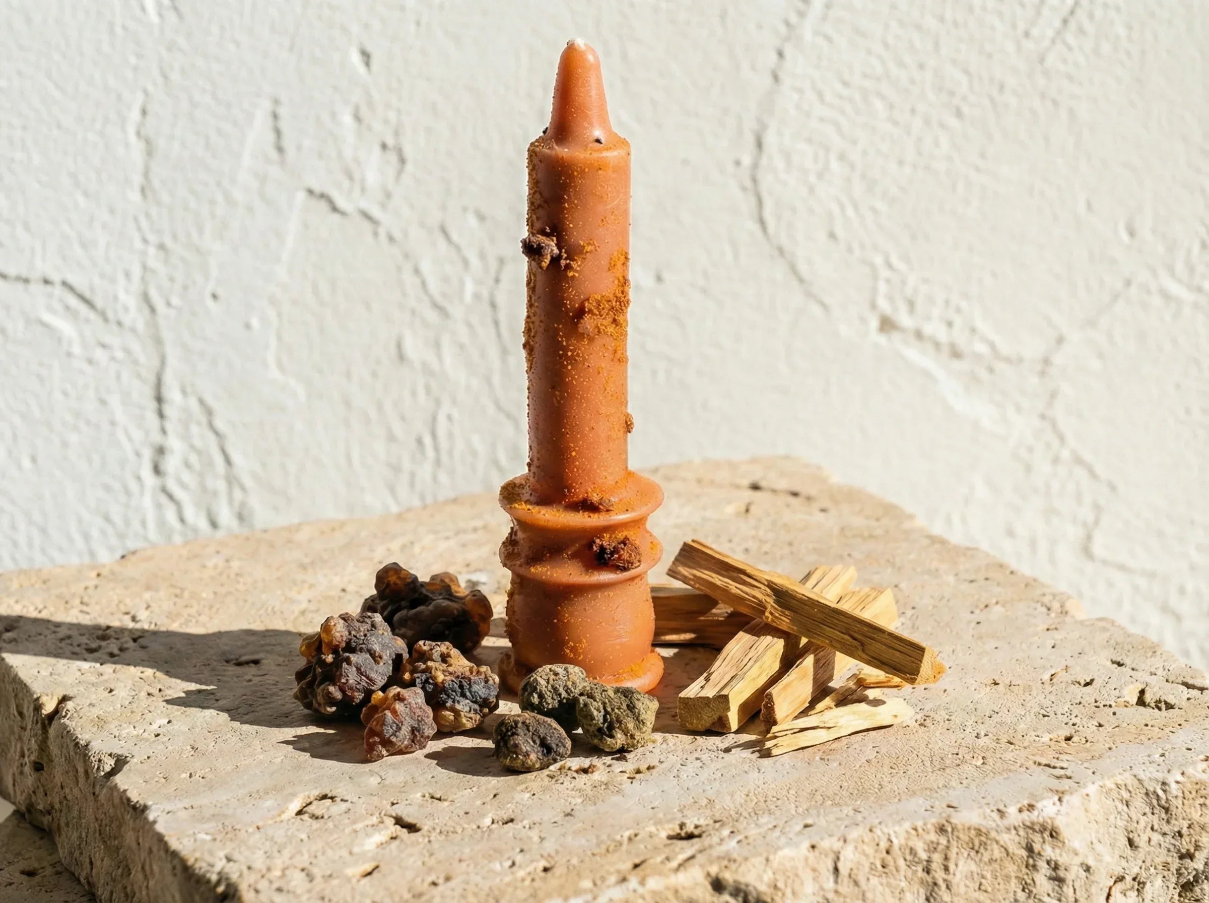 Bougie Chandelier Palo Santo & Myrrhe - Ancrage & Force - Essences Agape 6954759