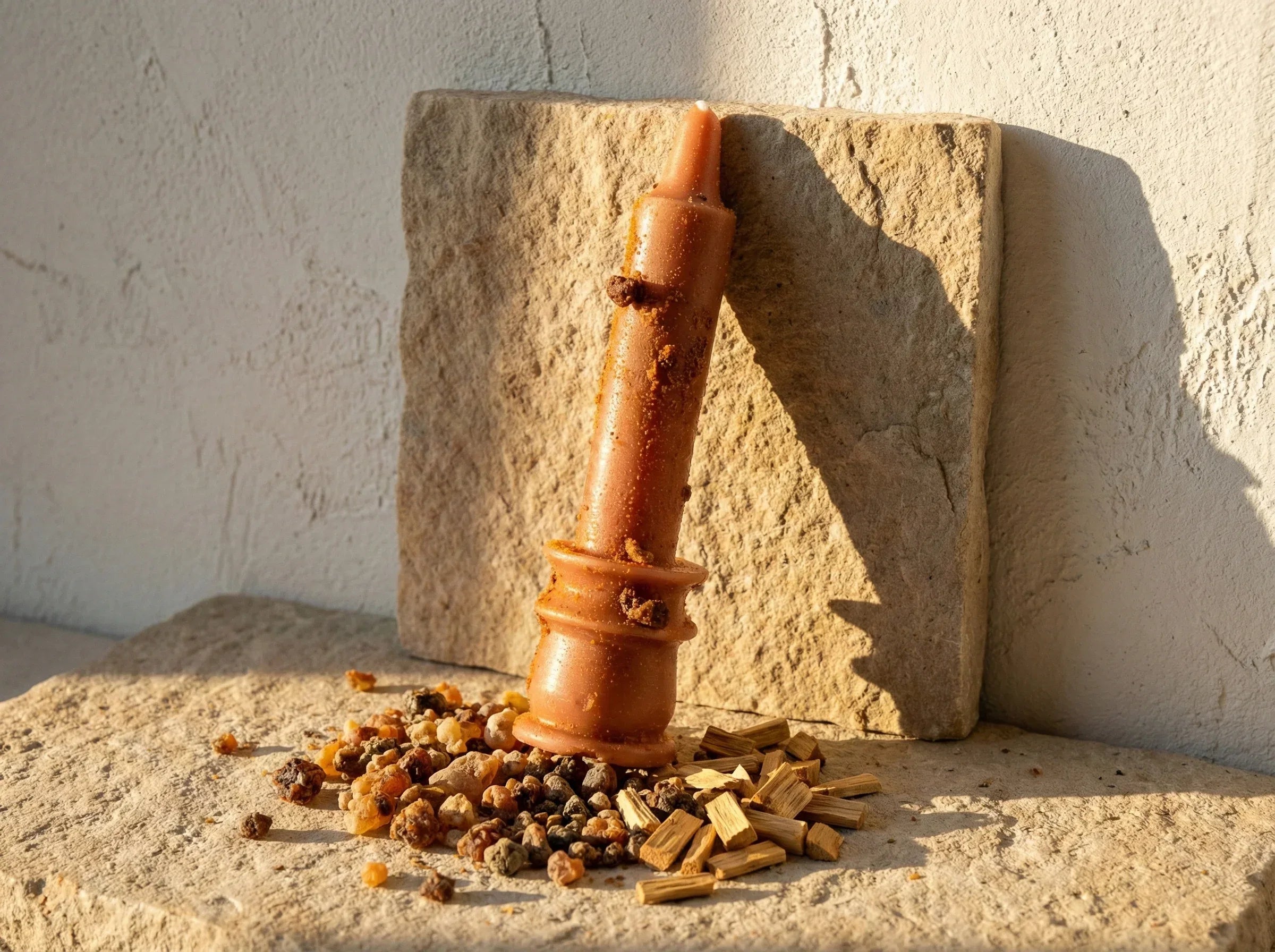 Bougie Chandelier Palo Santo & Myrrhe - Ancrage & Force - Essences Agape 35626535