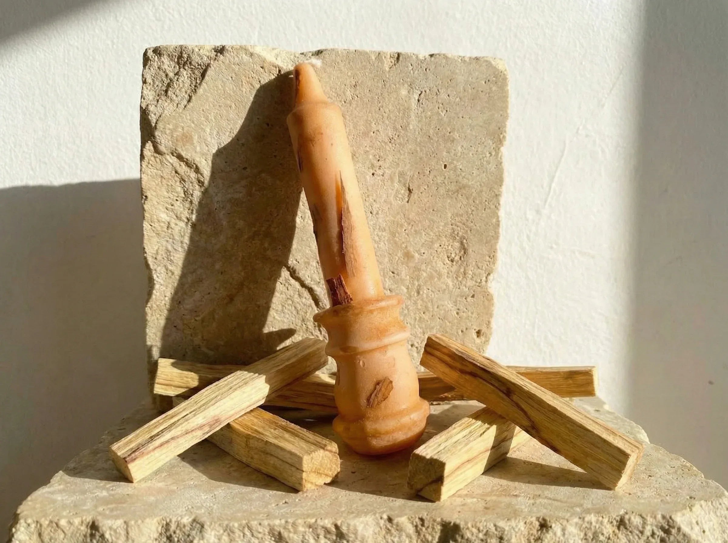 Bougie Chandelier Palo Santo Pur - Purification & Éveil - Essences Agape 57628740