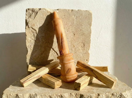 Bougie Chandelier Palo Santo Pur - Purification & Éveil - Essences Agape 57628740