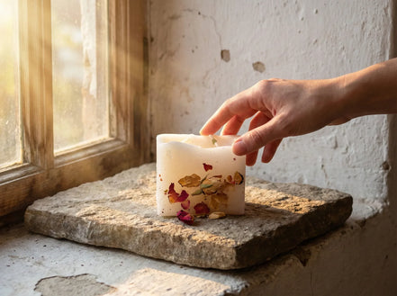 Bougie Cire de Soja Bio Musc & Rose - Passion Spirituelle - Essences Agape 59361584