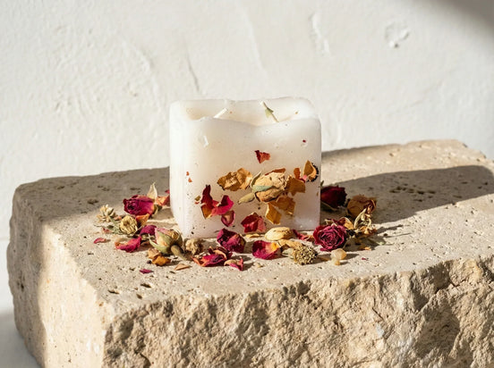 Bougie Cire de Soja Bio Musc & Rose - Passion Spirituelle - Essences Agape 71881357