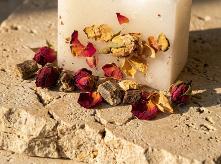 Bougie Cire de Soja Bio Musc & Rose - Passion Spirituelle - Essences Agape 61306408