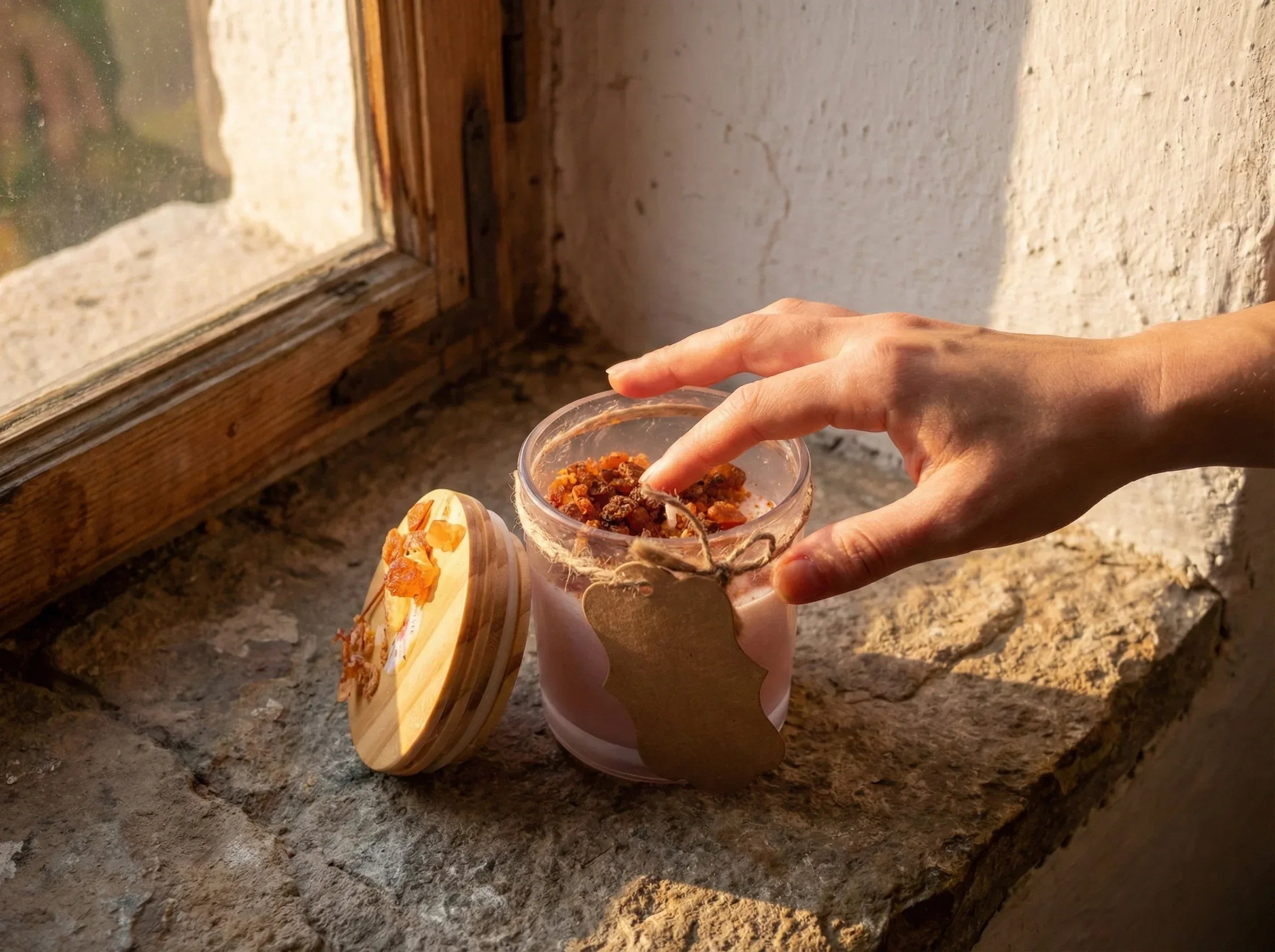 Bougie Cire de Soja Bio Myrrhe - Purification & Ancrage - Essences Agape 90343506