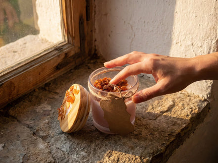 Bougie Cire de Soja Bio Myrrhe - Purification & Ancrage - Essences Agape 90343506