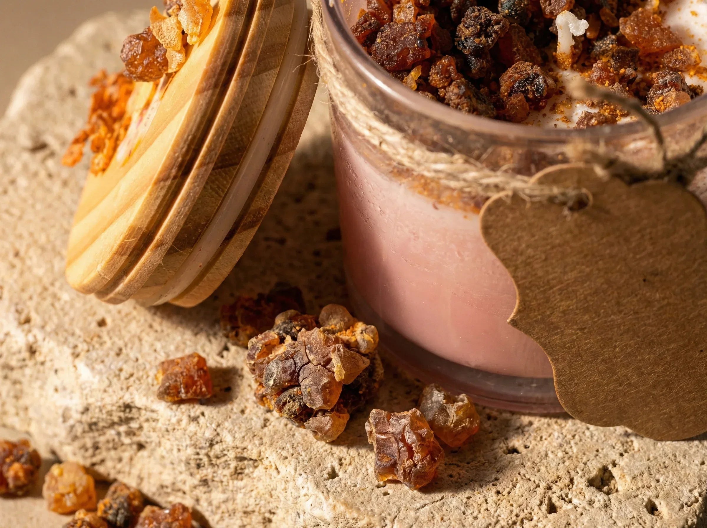 Bougie Cire de Soja Bio Myrrhe - Purification & Ancrage - Essences Agape 98368038