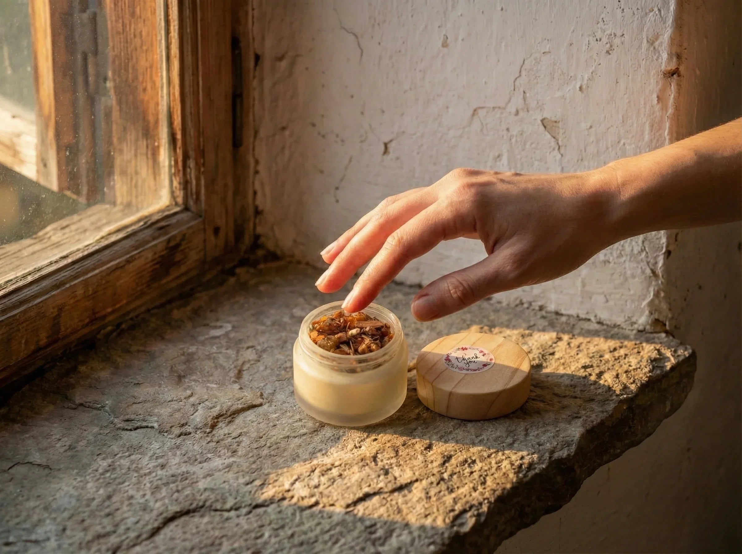 Bougie Cire de Soja Bio Palo Santo & Santal - Ancrage Profond - Essences Agape 9496820