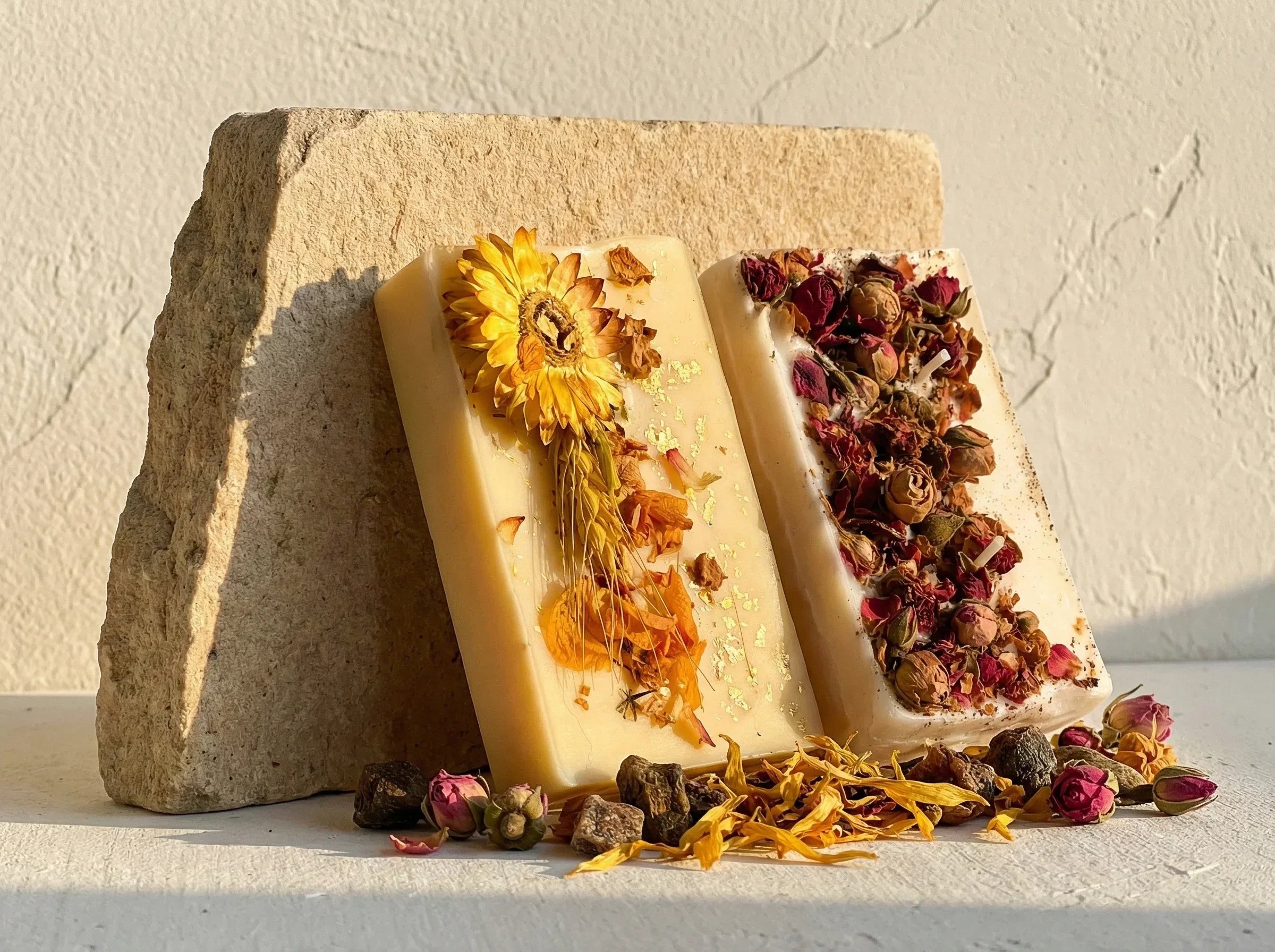 Bougie Double Mèche Musc & Rose - Générosité & Paix - Essences Agape 38715162