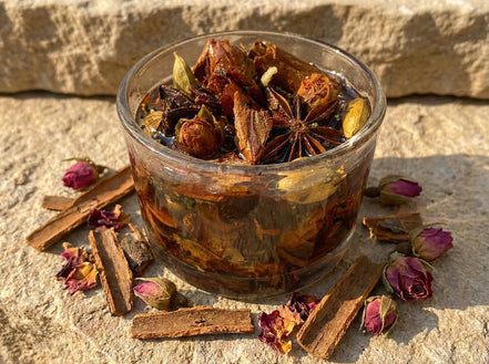 Bougie Gel Bio Cannelle & Rose - Chaleur & Amour Sacré - Essences Agape 19634428