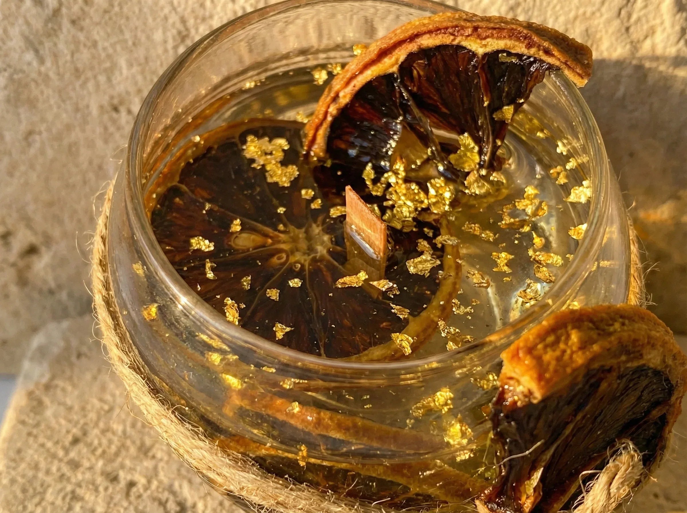 Bougie Gel Bio Citron & Or - Vitalité & Rayonnement - Essences Agape 69082846