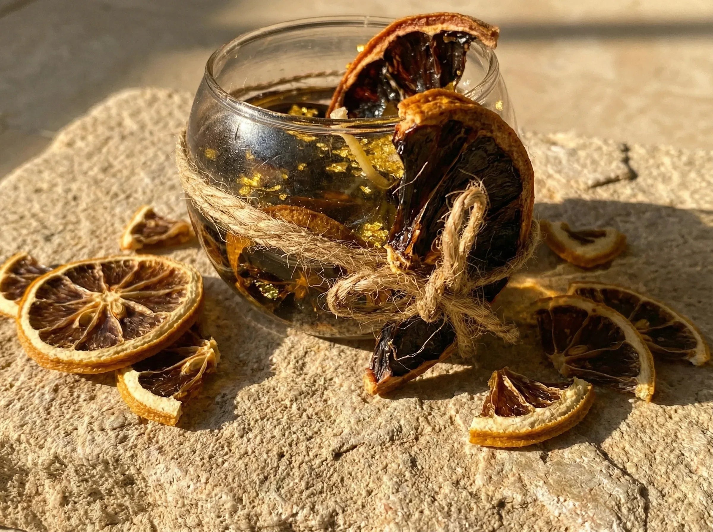 Bougie Gel Bio Citron & Or - Vitalité & Rayonnement - Essences Agape 33506648