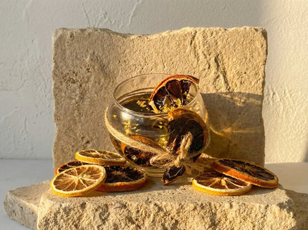 Bougie Gel Bio Citron & Or - Vitalité & Rayonnement - Essences Agape 68764175