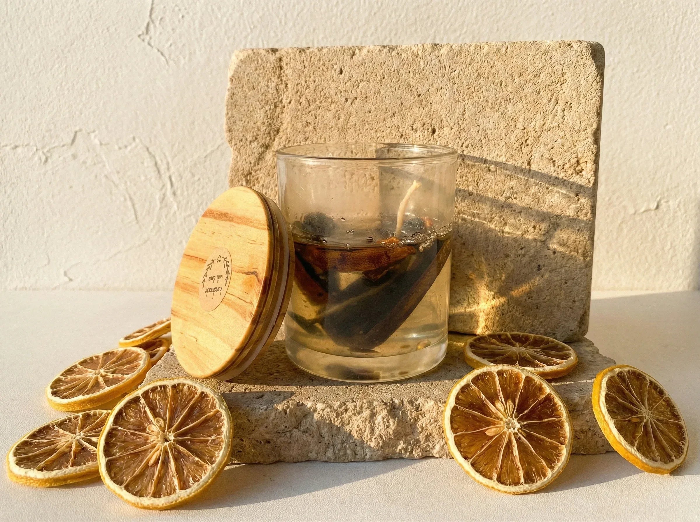 Bougie Gel Bio Citron - Vitalité & Rayonnement - Essences Agape 95003371