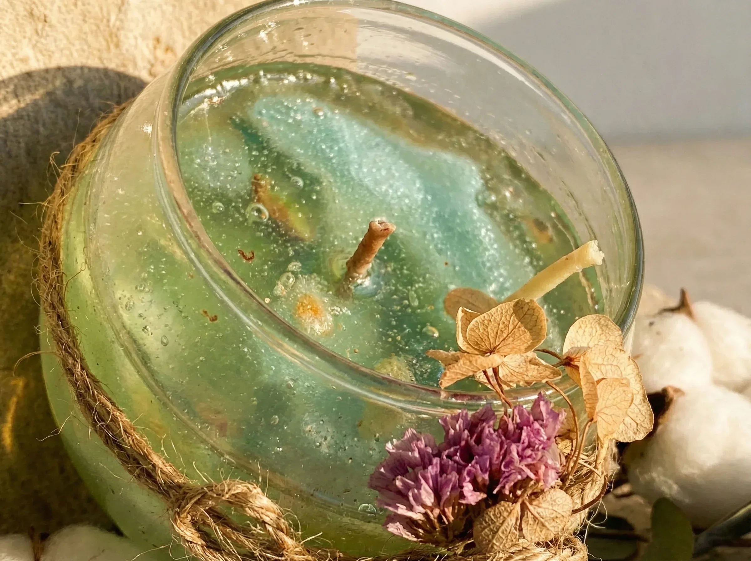 Bougie Gel Bio Eucalyptus & Coton - Clarté & Pureté - Essences Agape 33121892