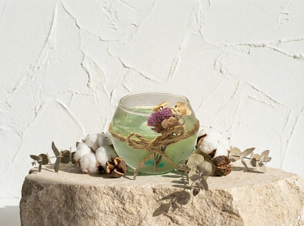 Bougie Gel Bio Eucalyptus & Coton - Clarté & Pureté - Essences Agape 1801546