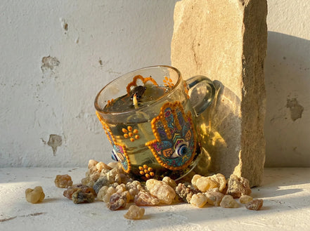 Bougie Gel Bio Louban - Élévation & Sagesse Antique - Essences Agape 15742360