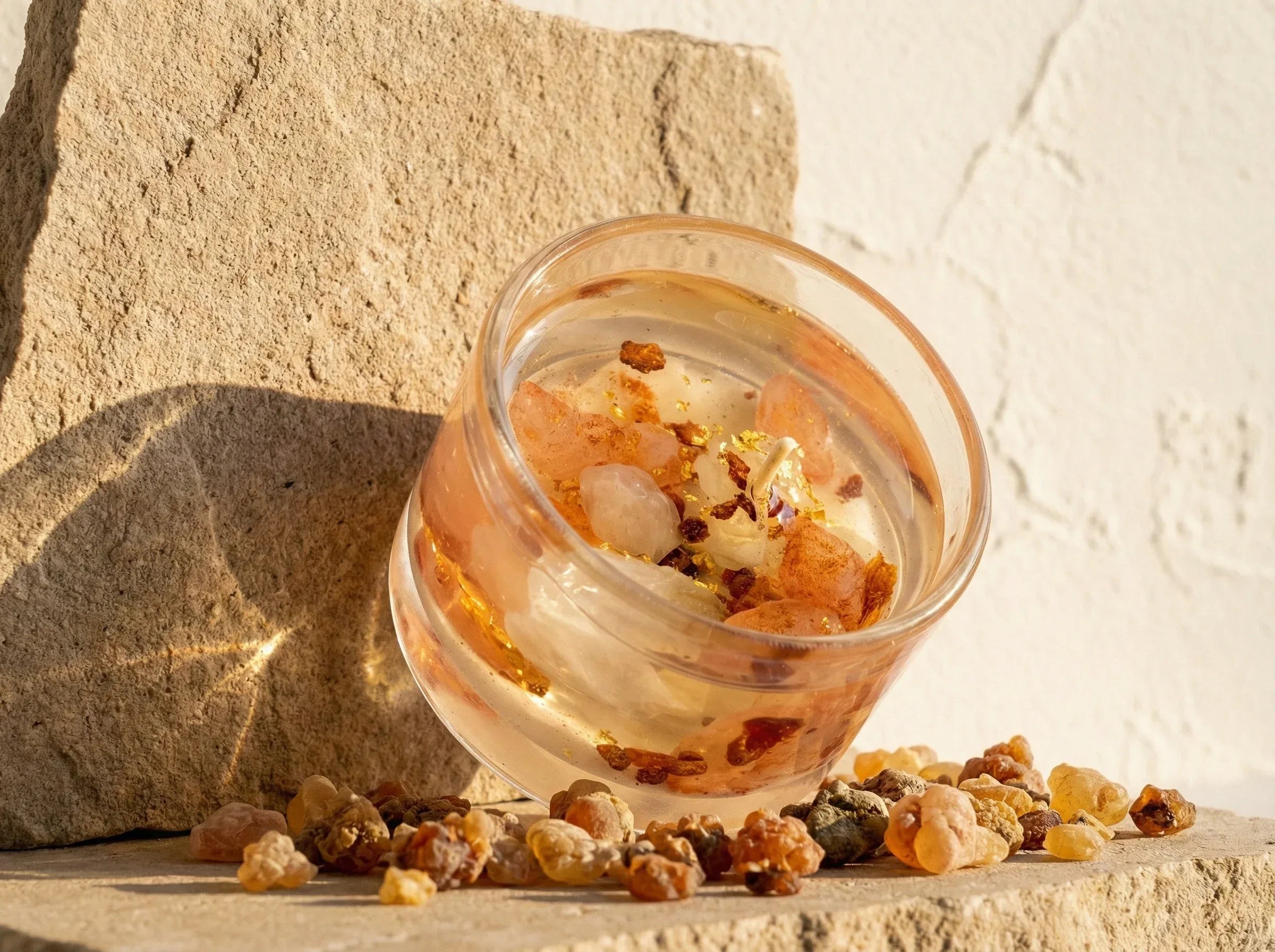 Bougie Gel Bio Myrrhe & Musc - Élévation & Protection - Essences Agape 38470939