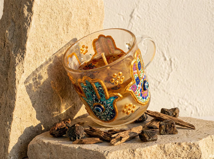 Bougie Gel Bio Oud & Musc - Protection & Ancrage Profond - Essences Agape 21219955