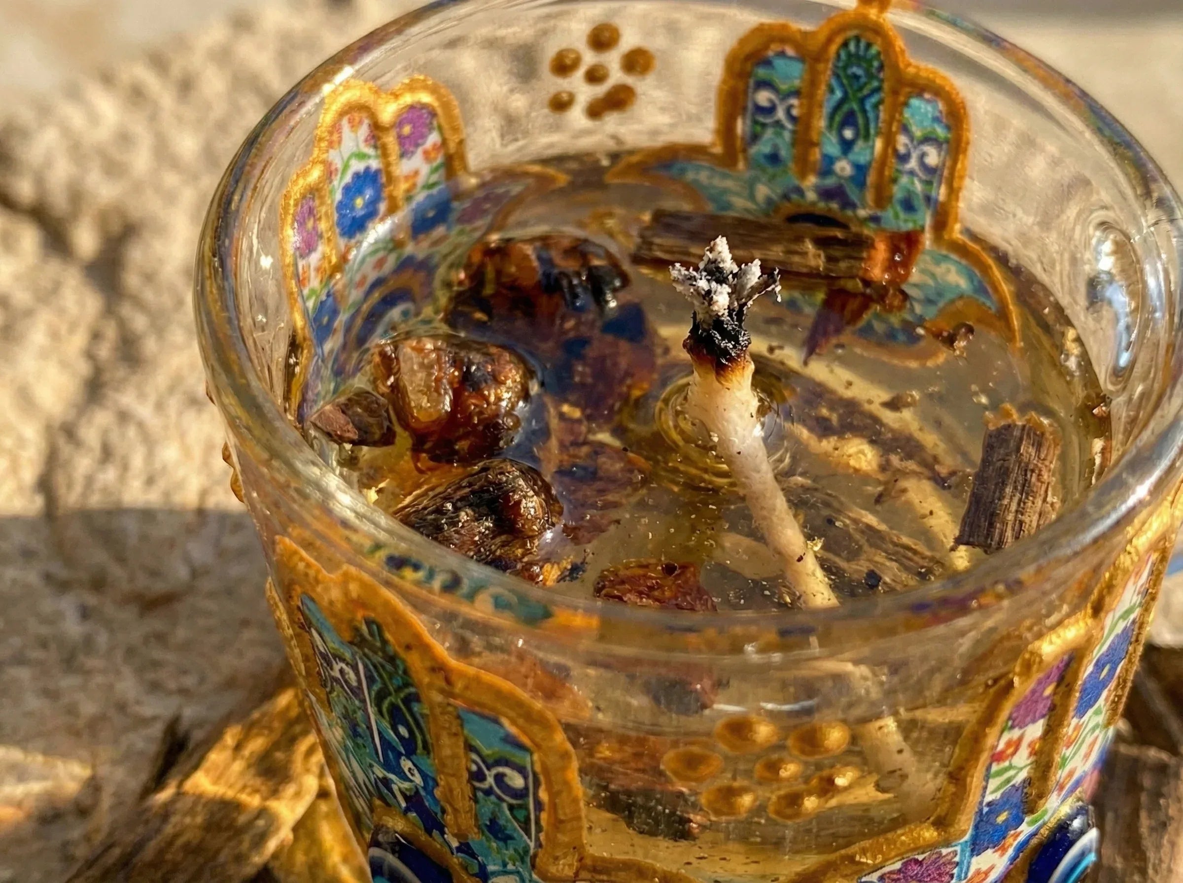 Bougie Gel Bio Oud & Musc - Protection & Ancrage Profond - Essences Agape 2845194