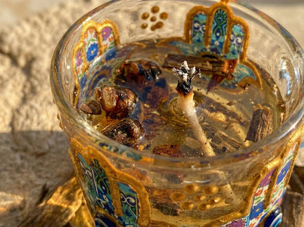 Bougie Gel Bio Oud & Musc - Protection & Ancrage Profond - Essences Agape 2845194