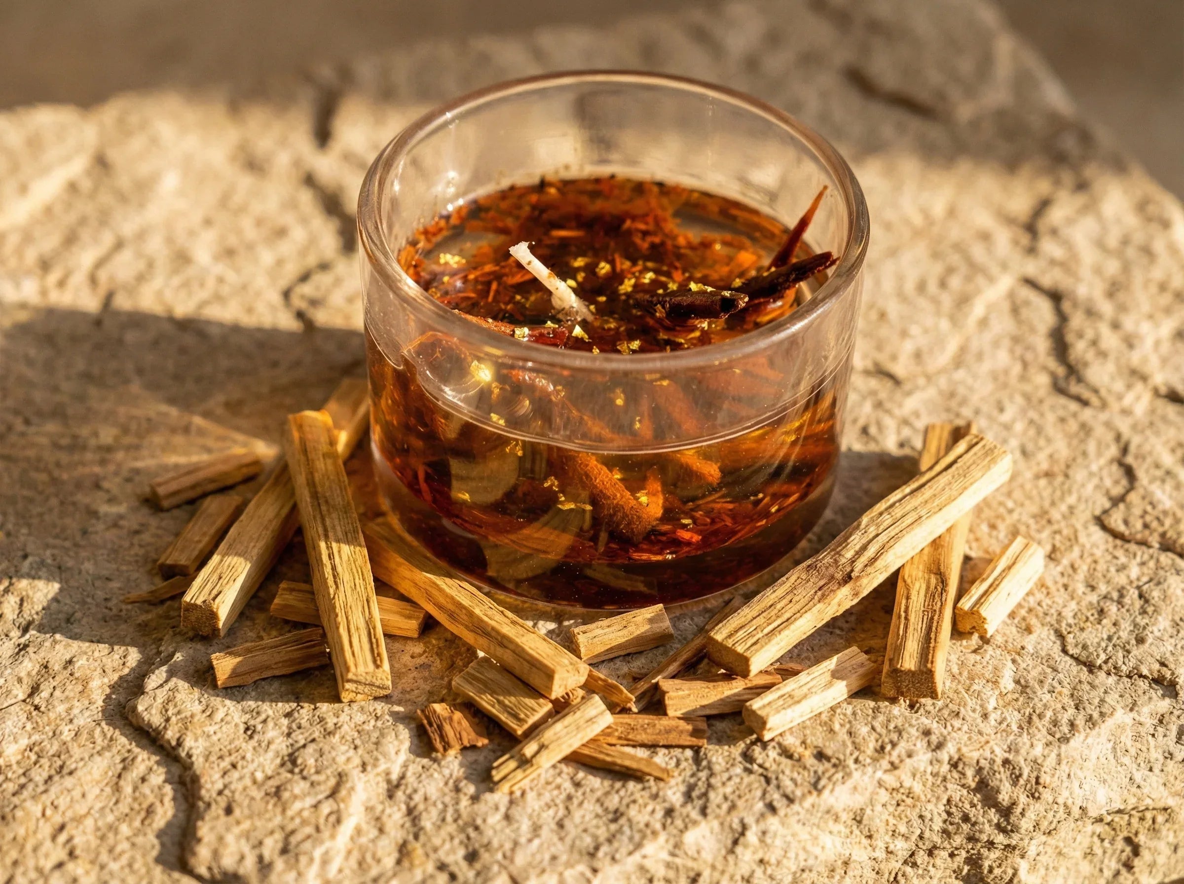 Bougie Gel Bio Palo Santo & Ambre - Ancrage & Purification - Essences Agape 29115040