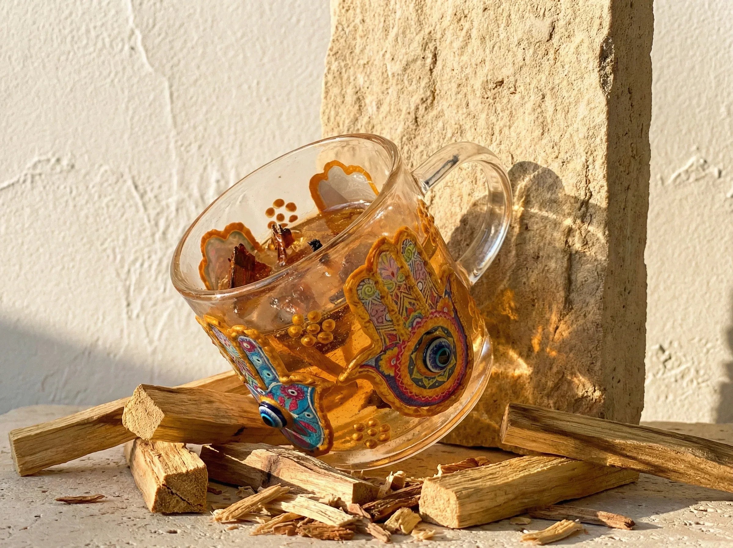 Bougie Gel Bio Palo Santo - Ancrage Profond & Sérénité - Essences Agape 94664053