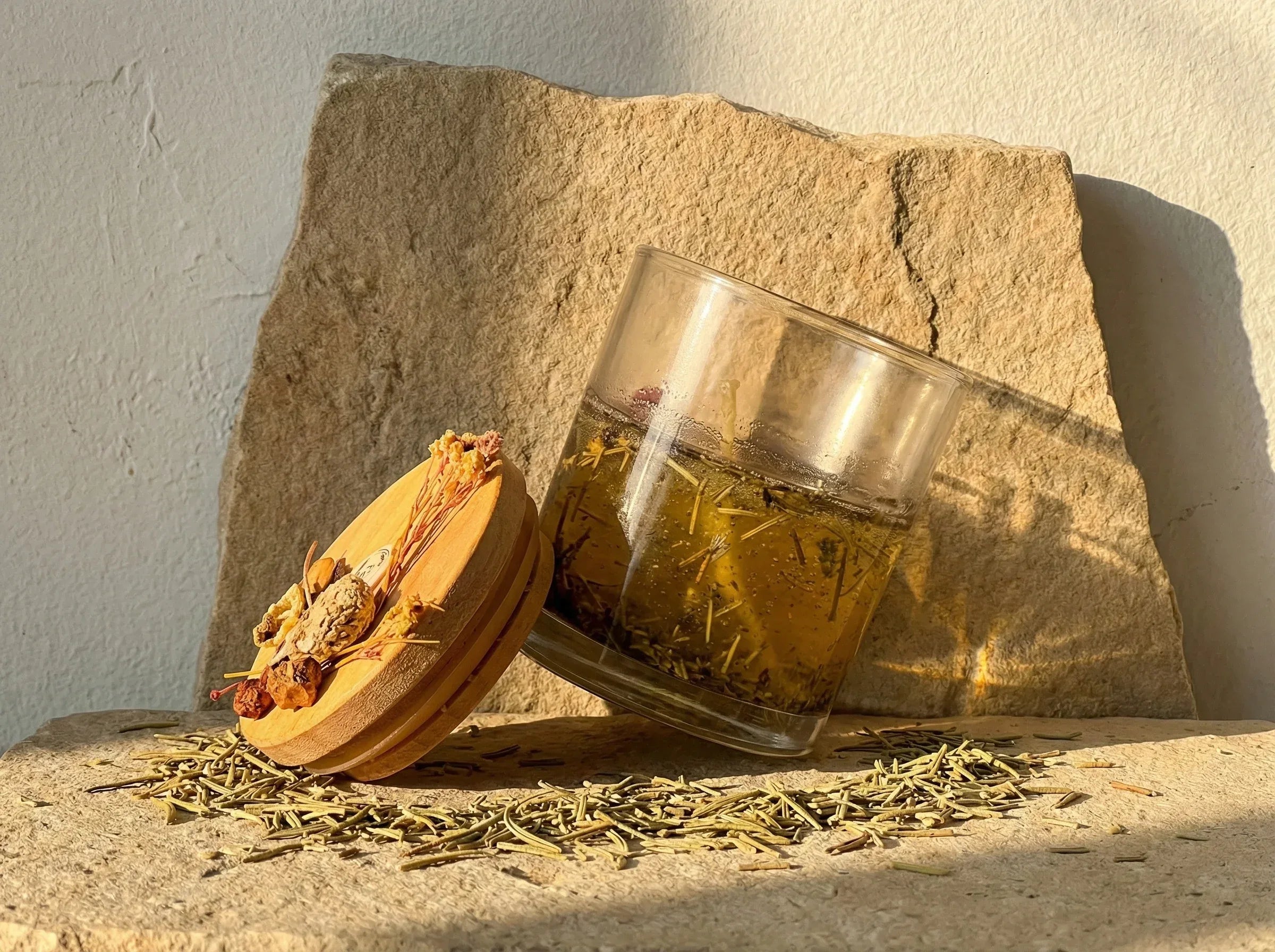 Bougie Gel Bio Romarin - Clarté Mentale & Créativité - Essences Agape 77572995