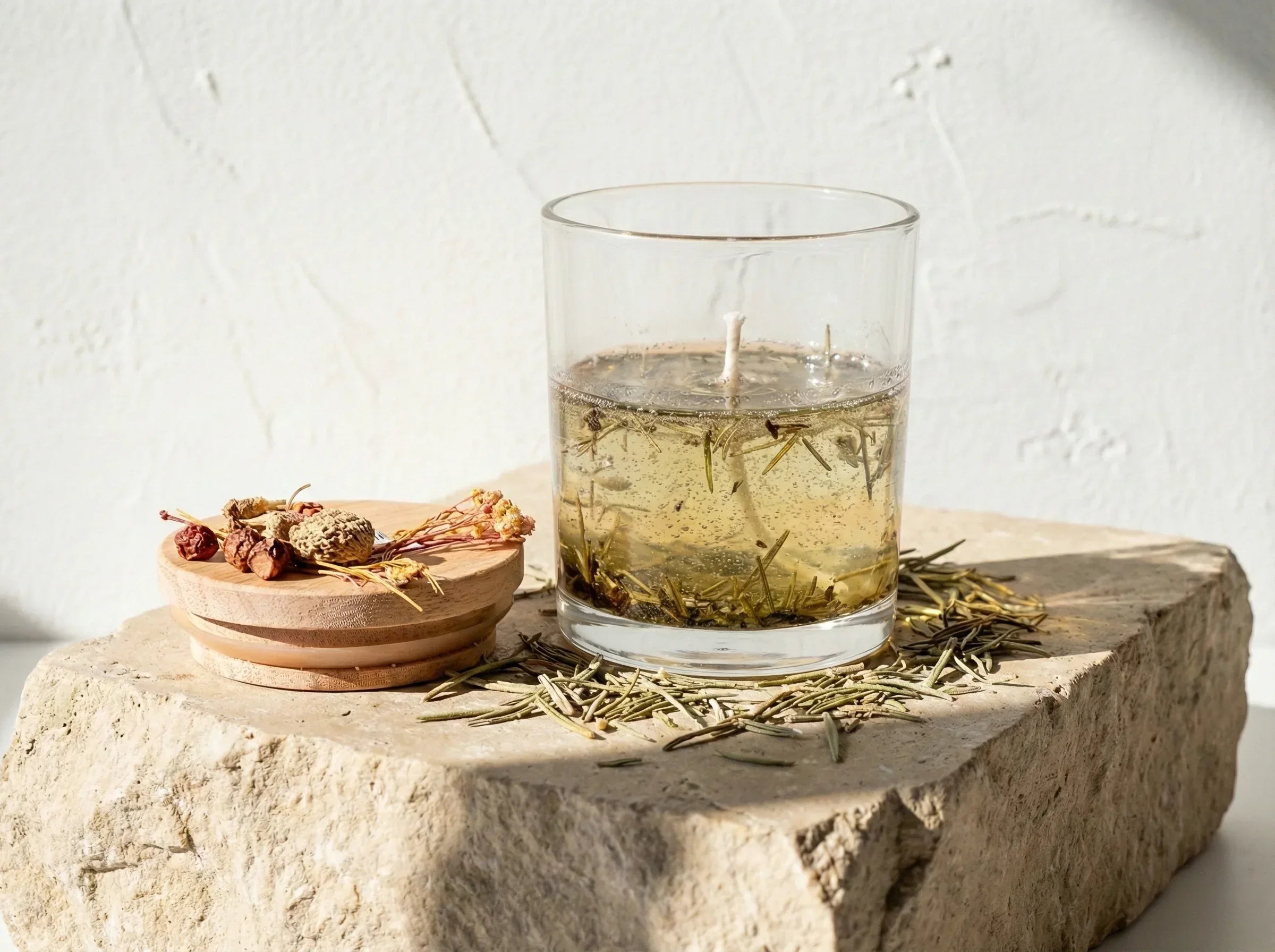 Bougie Gel Bio Romarin - Clarté Mentale & Créativité - Essences Agape 28213198